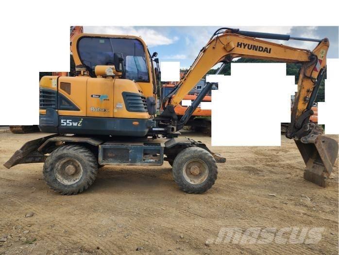 Hyundai Robex 55 W-3 Lastik tekerli ekskavatörler