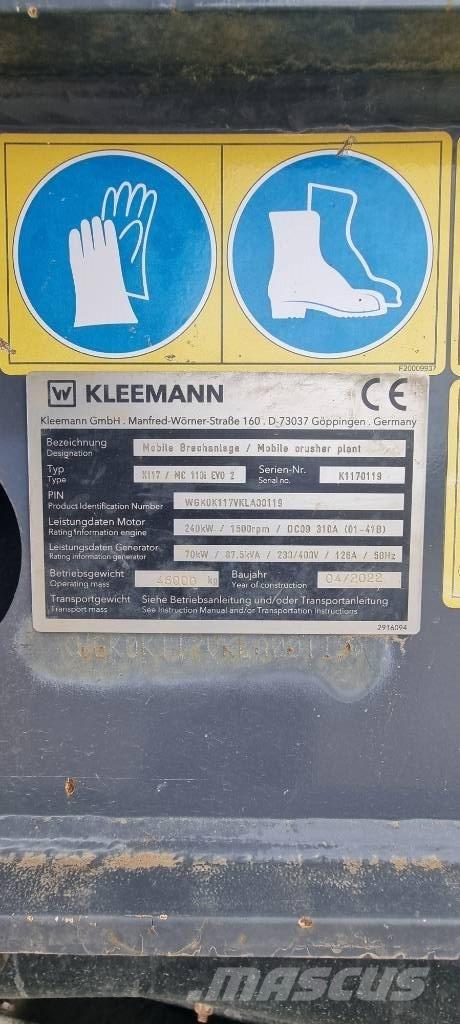 Kleemann MC110i Evo2 Kırıcılar