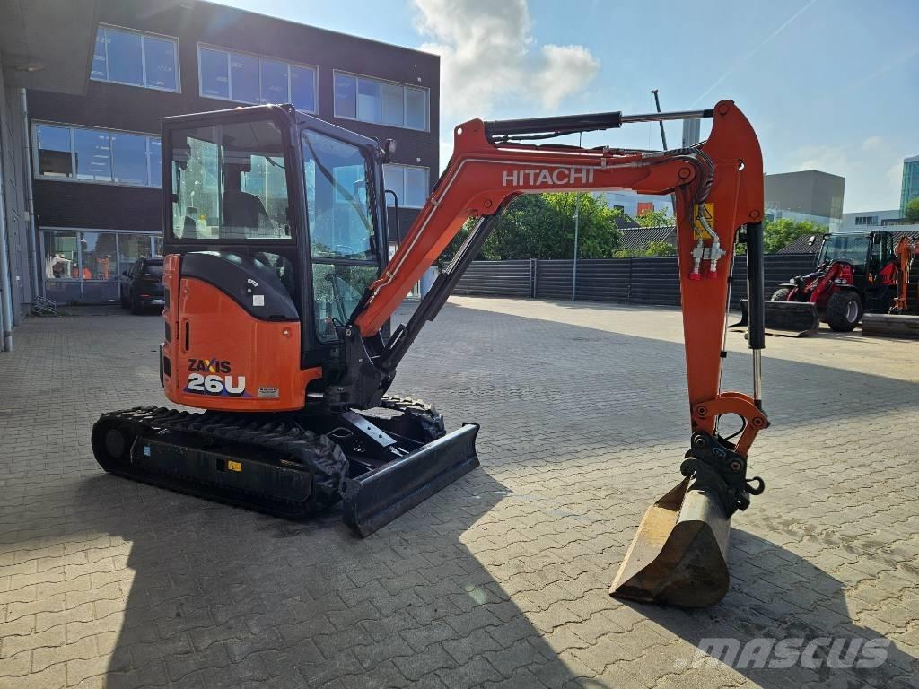 Hitachi ZX26U-6 Mini ekskavatörler, 7 tona dek