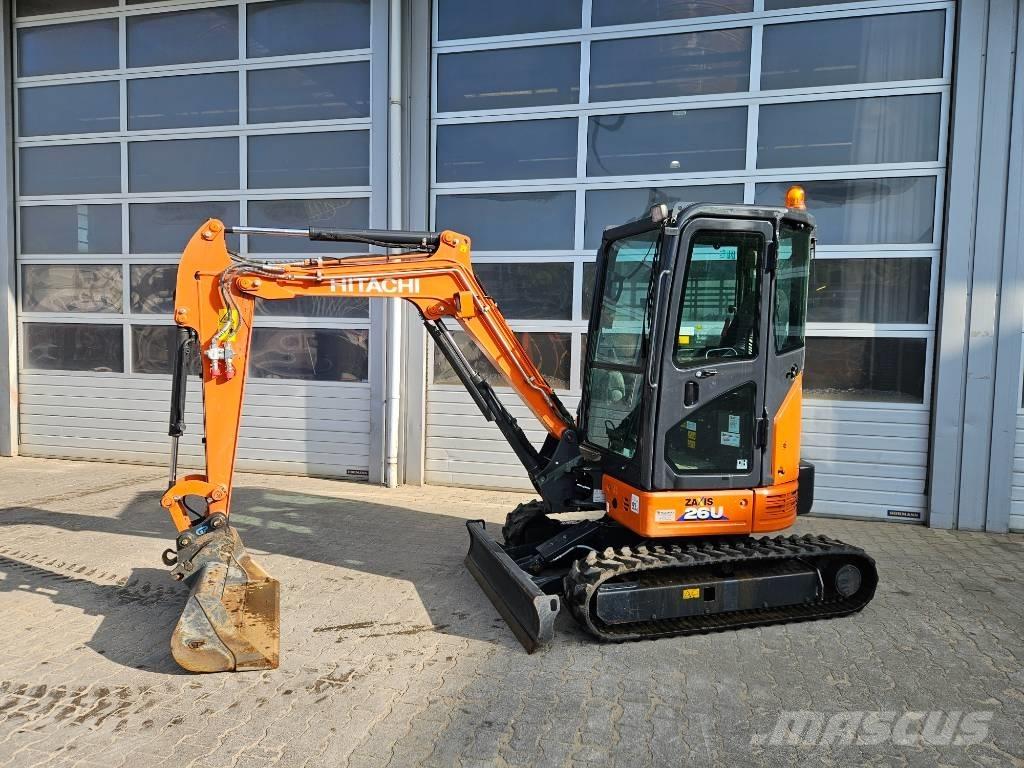 Hitachi ZX26U-6 Mini ekskavatörler, 7 tona dek