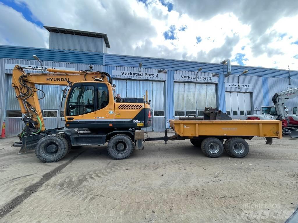 Hyundai 160W-9A Lastik tekerli ekskavatörler
