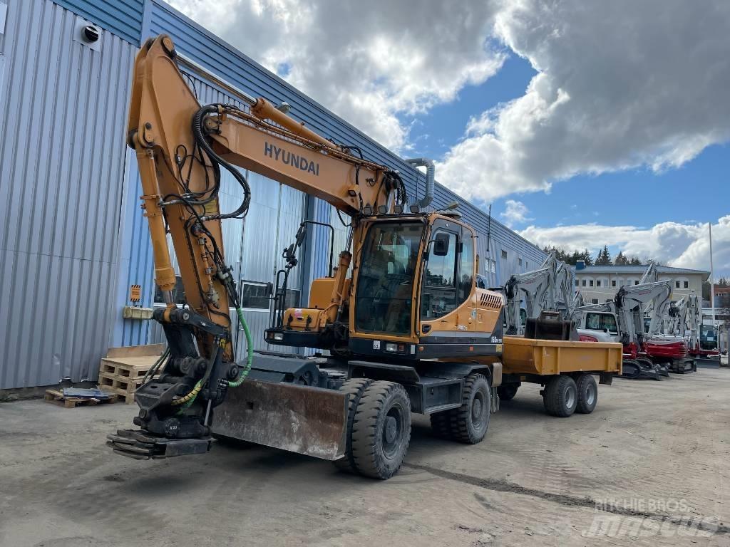 Hyundai 160W-9A Lastik tekerli ekskavatörler