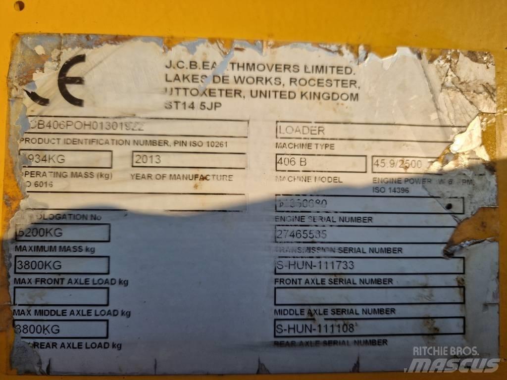 JCB 406 B Tekerlekli yükleyiciler