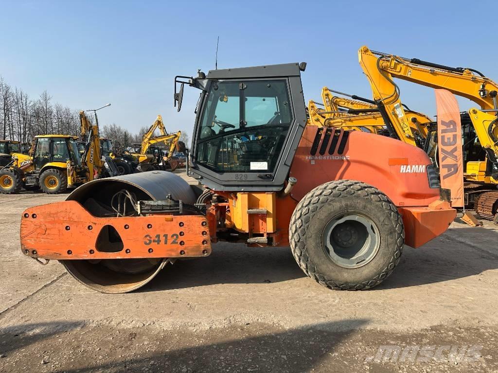 Hamm 3412 Tek tamburlu silindirler