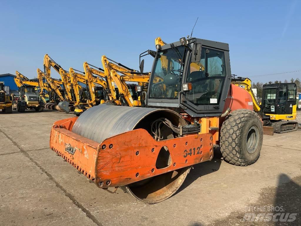 Hamm 3412 Tek tamburlu silindirler