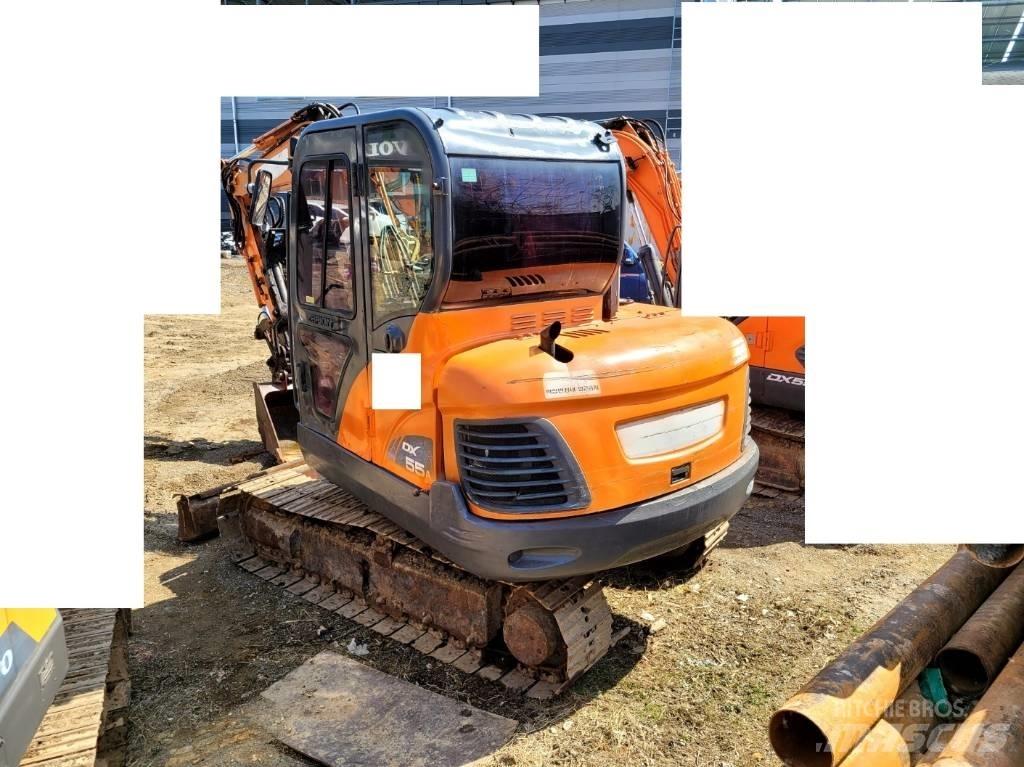 Doosan DX 55 Mini ekskavatörler, 7 tona dek
