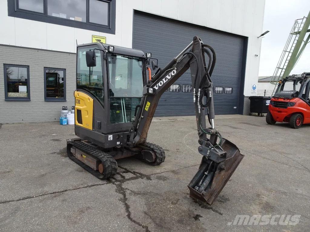 Volvo EC18E Mini ekskavatörler, 7 tona dek