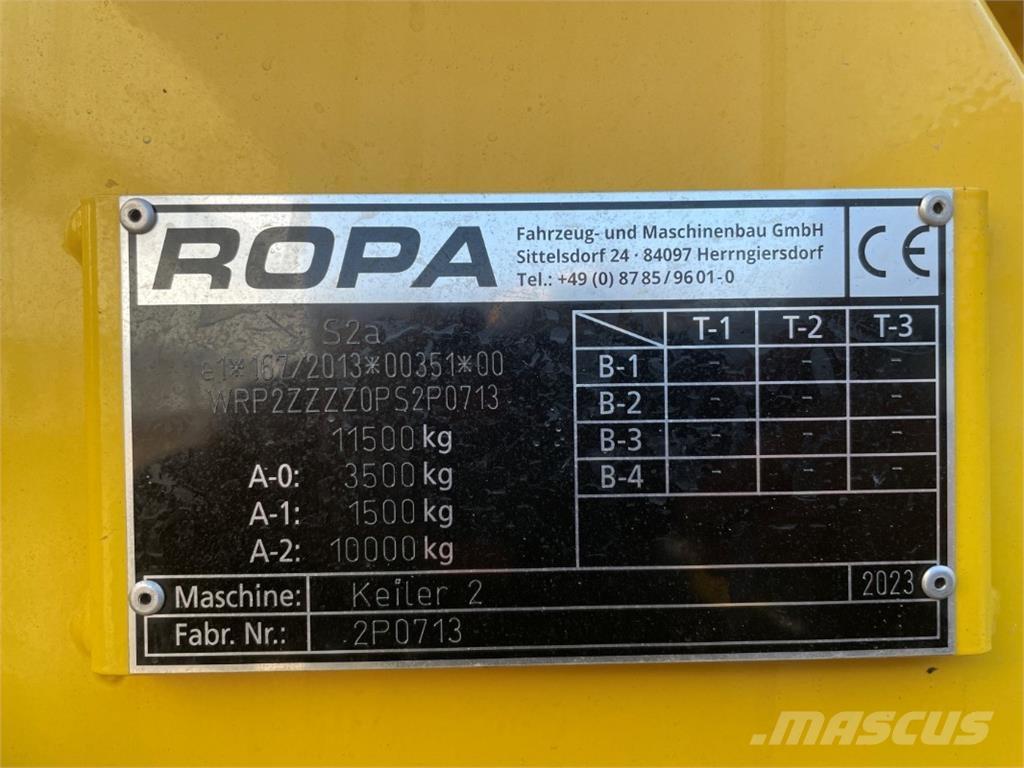 Ropa KEILER 2 Patates hasat makinalari