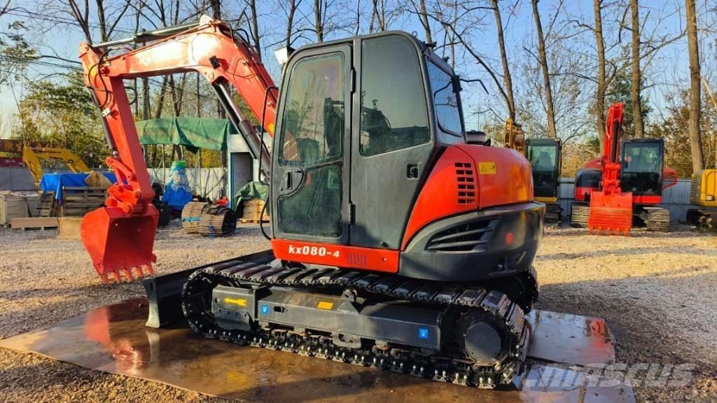 Kubota KX 080 Mini ekskavatörler, 7 tona dek