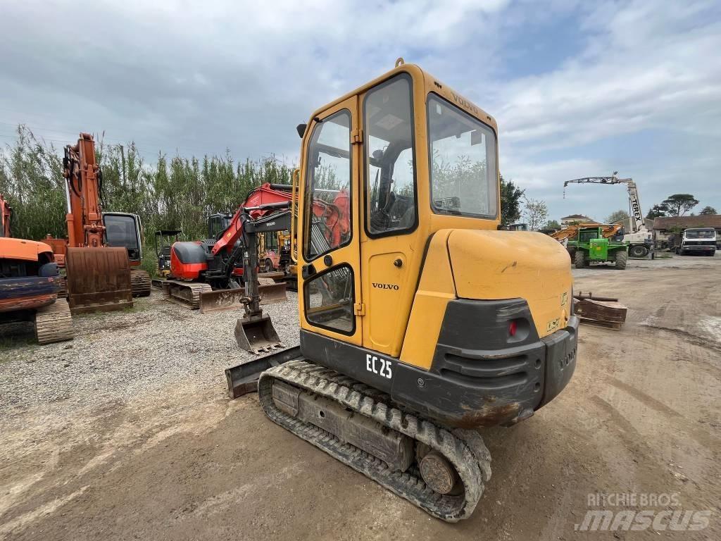 Volvo EC 25 Mini ekskavatörler, 7 tona dek