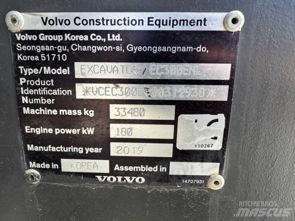 Volvo EC300ENL Paletli ekskavatörler