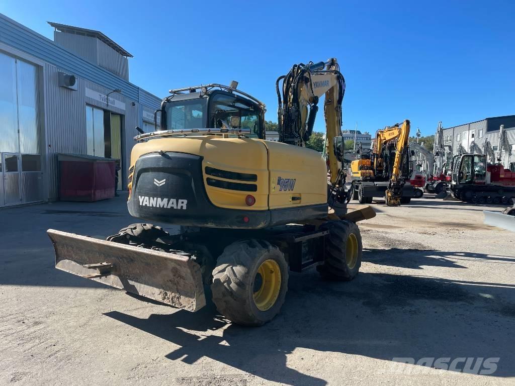 Yanmar B 95 W Lastik tekerli ekskavatörler