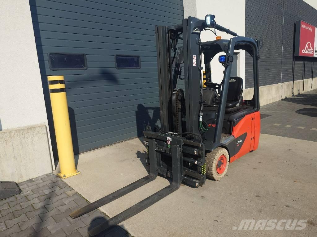 Linde E15/386-02 Elektrikli forkliftler