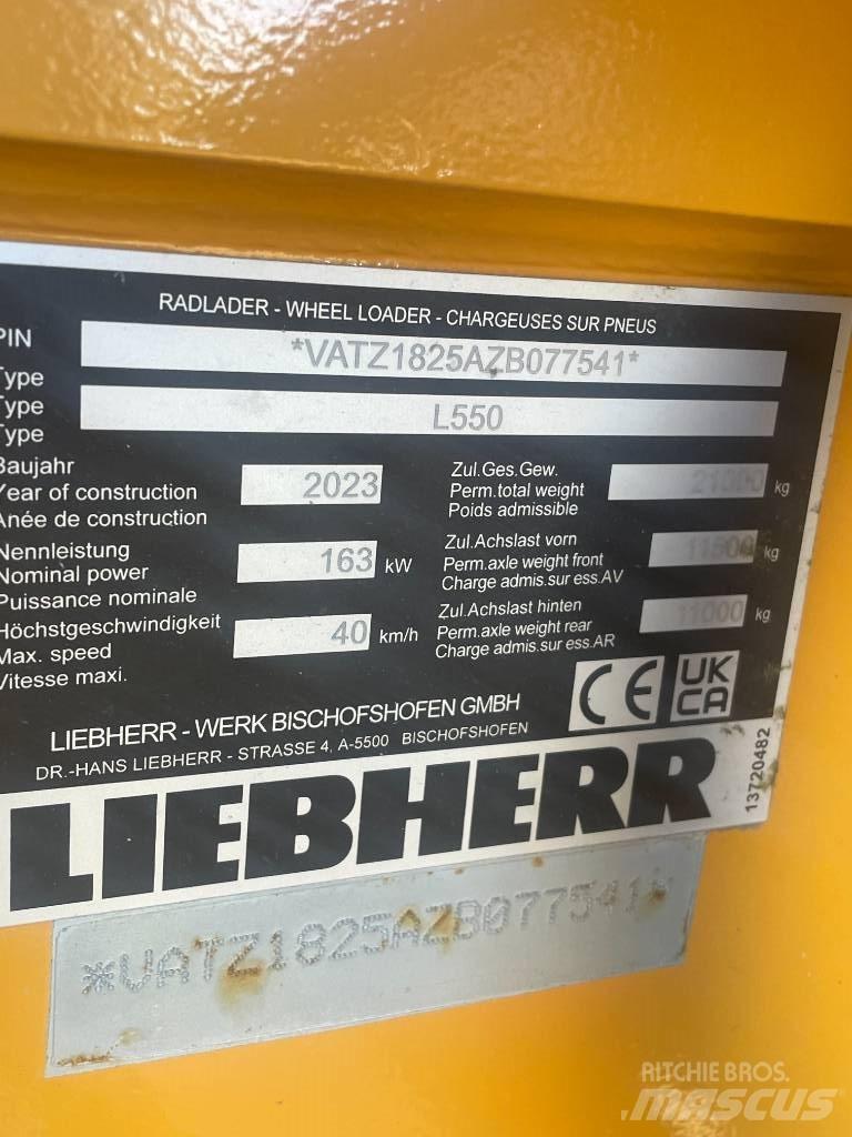 Liebherr L550XPower Tekerlekli yükleyiciler