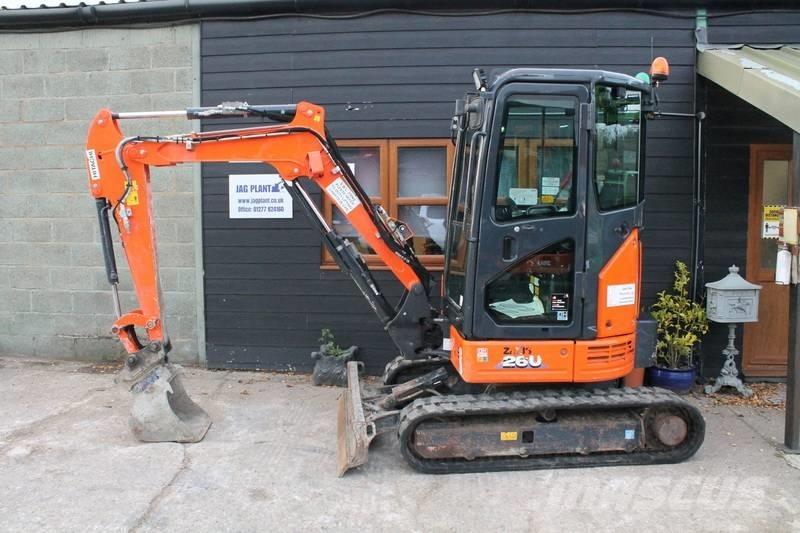 Hitachi ZX 26 U Mini ekskavatörler, 7 tona dek