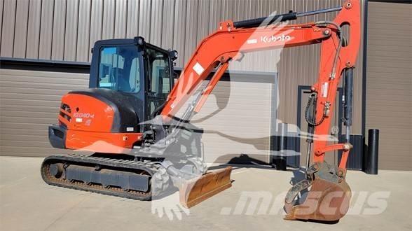 Kubota KX040-4 Mini ekskavatörler, 7 tona dek