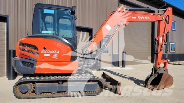 Kubota KX040-4 Mini ekskavatörler, 7 tona dek