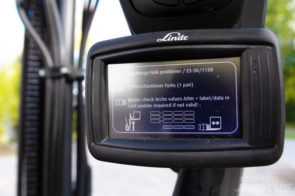 Linde E30-01 Elektrikli forkliftler