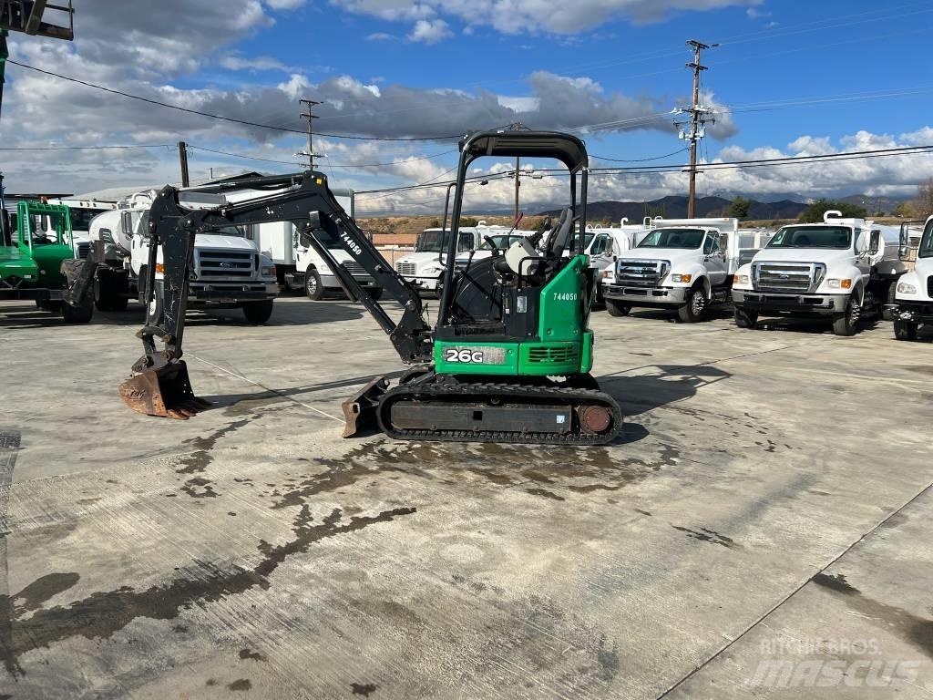 John Deere 26G Mini ekskavatörler, 7 tona dek
