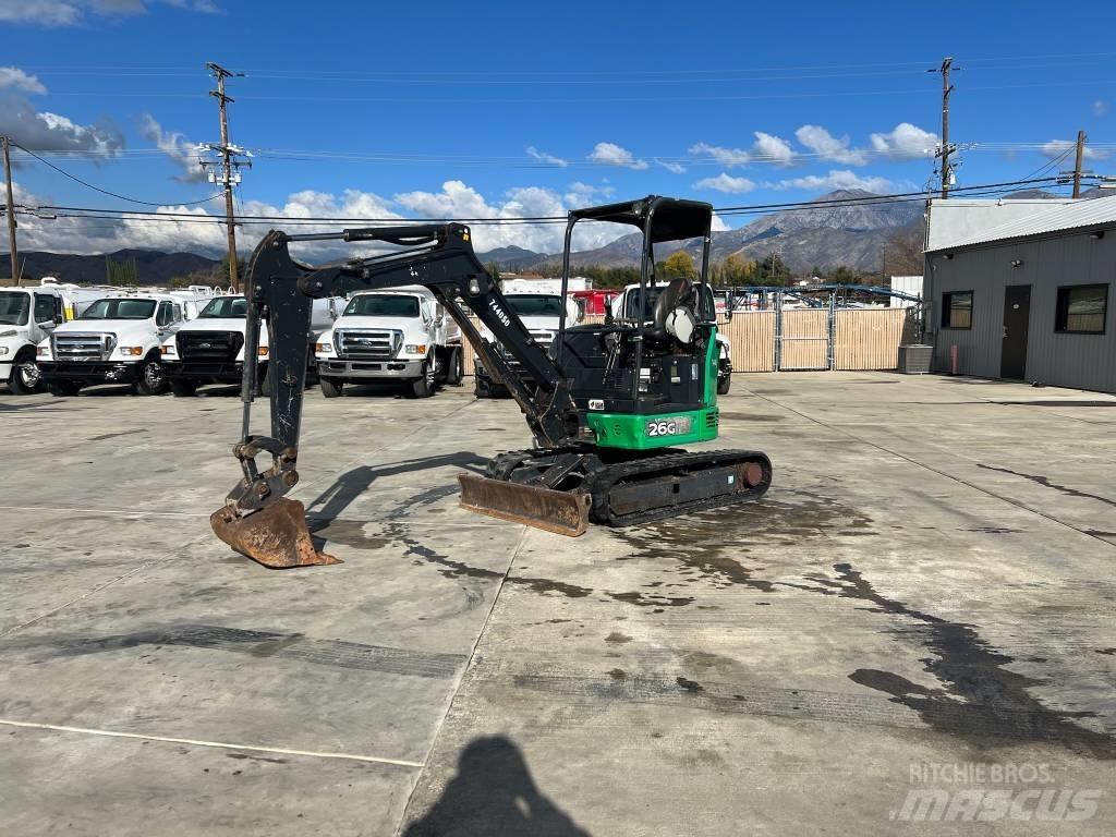 John Deere 26G Mini ekskavatörler, 7 tona dek