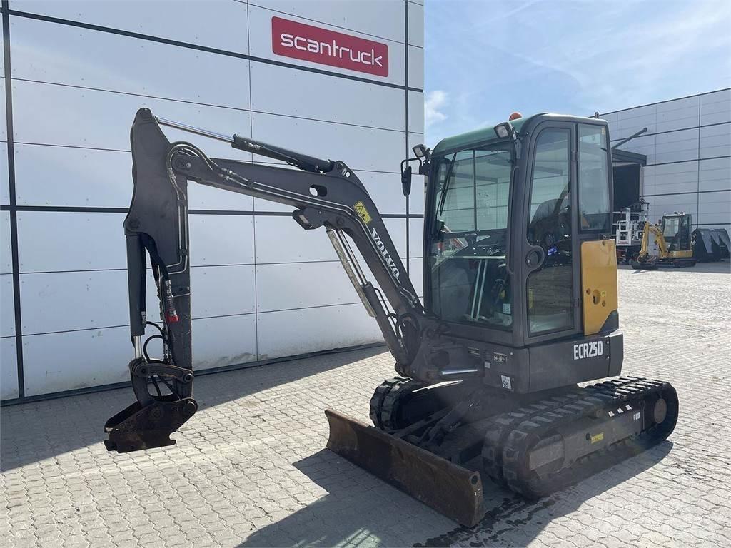 Volvo ECR25 Lastik tekerli ekskavatörler