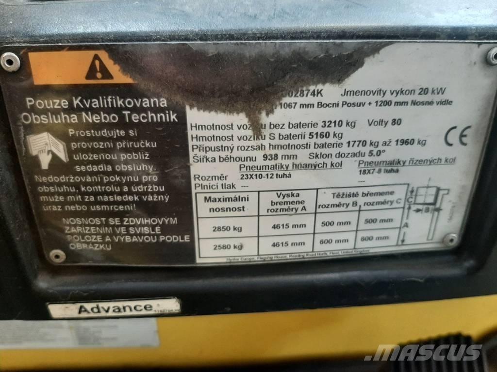 Hyster J 3.0 XN Elektrikli forkliftler