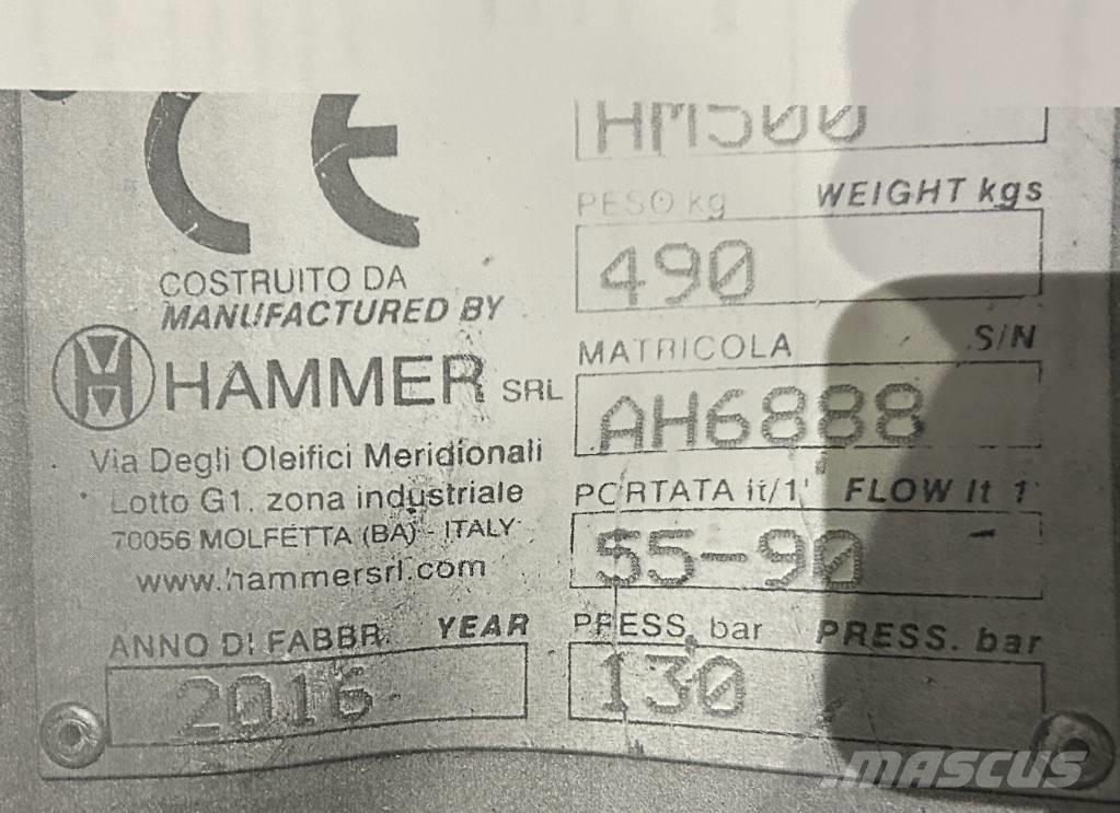 Hammer HM 500 Hidrolik kırıcılar