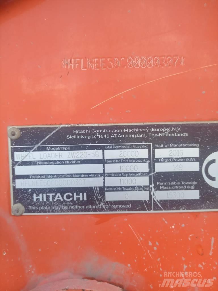 Hitachi ZW 220-6 Lastik tekerli ekskavatörler