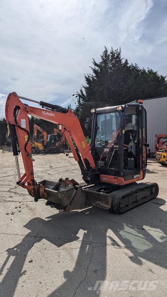 Kubota U 27 Mini ekskavatörler, 7 tona dek