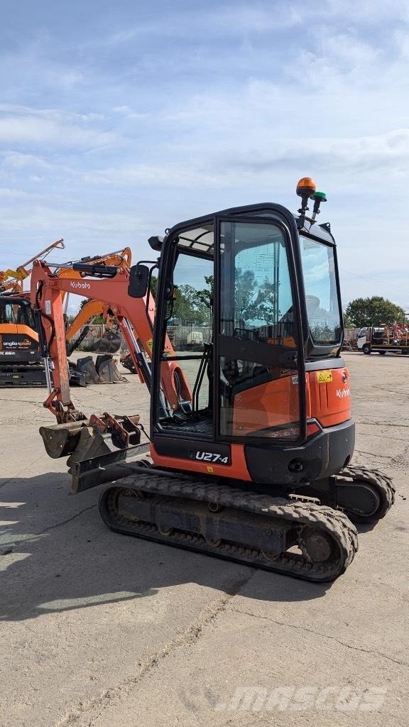 Kubota U 27 Mini ekskavatörler, 7 tona dek