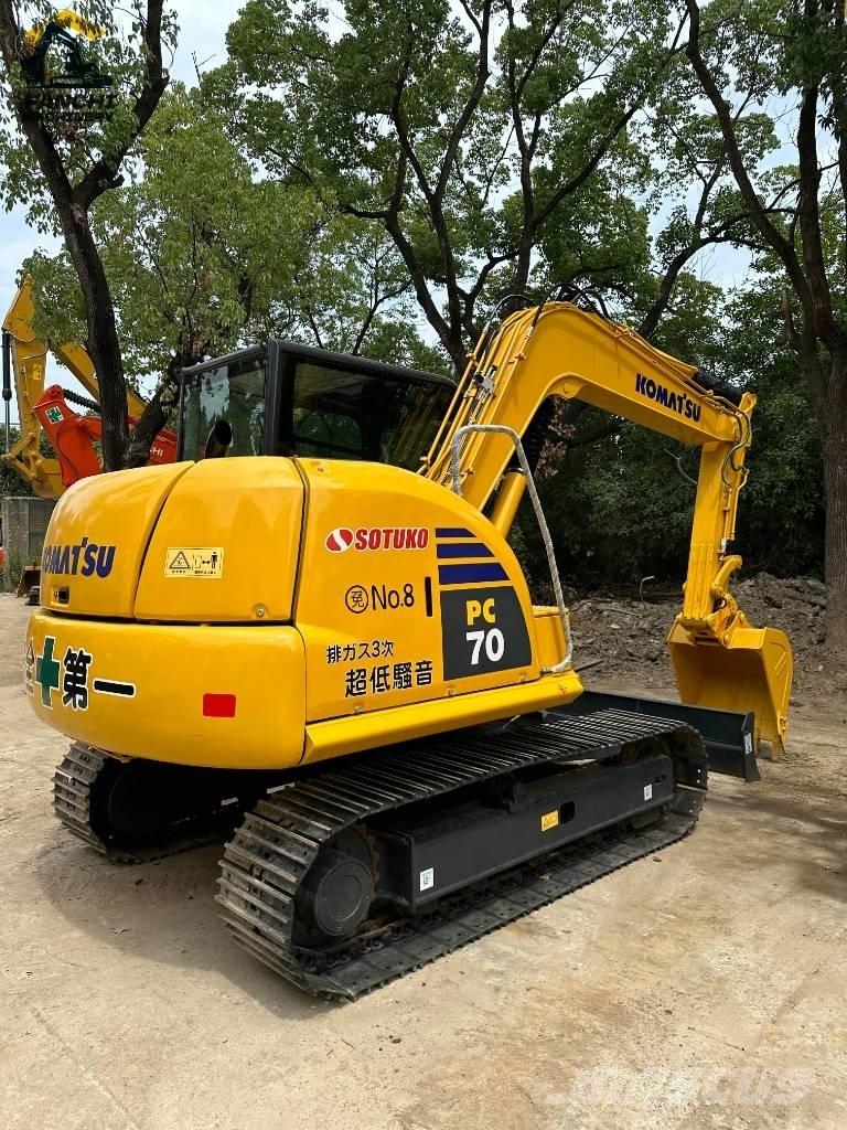 Komatsu PC70 Mini ekskavatörler, 7 tona dek