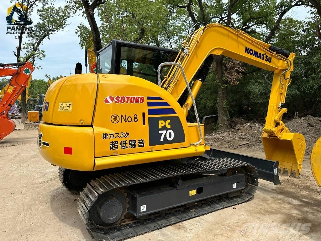 Komatsu PC70 Mini ekskavatörler, 7 tona dek