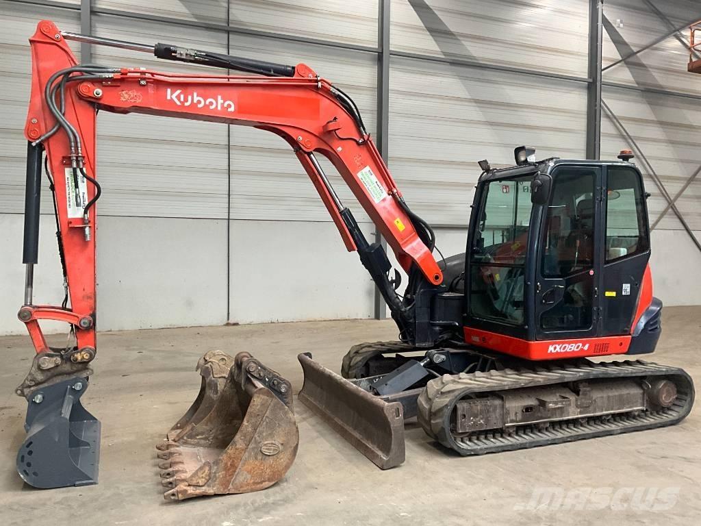 Kubota KX 080-4 Midi ekskavatörler 7 - 12 t