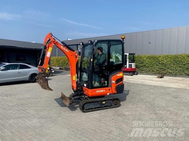 Kubota KX 016-4 Mini ekskavatörler, 7 tona dek