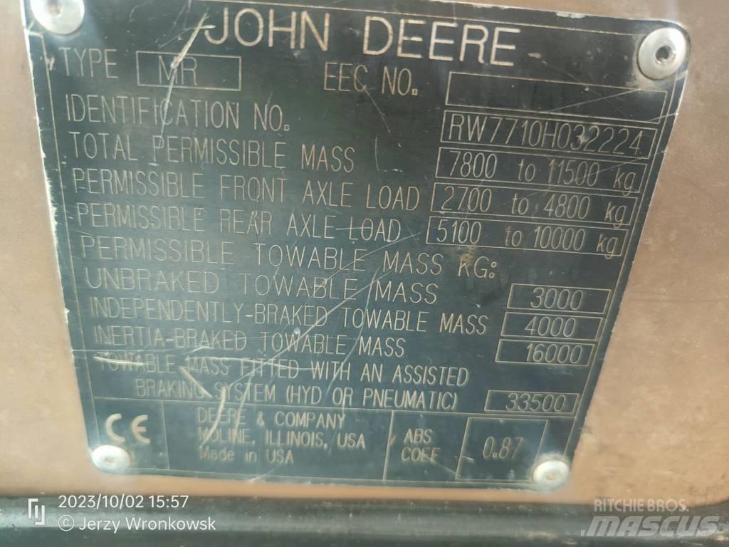 John Deere 7710 Traktörler