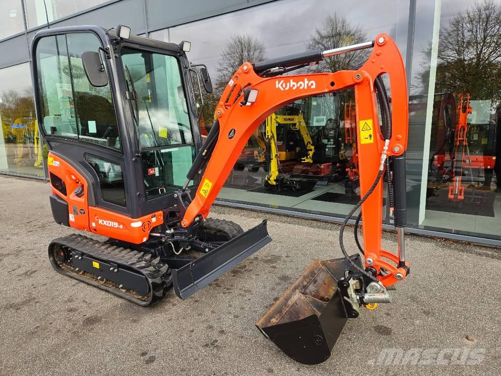 Kubota KX 019-4 Mini ekskavatörler, 7 tona dek