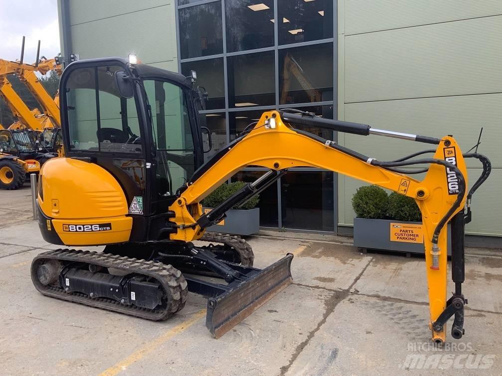 JCB 8026 CTS Mini ekskavatörler, 7 tona dek