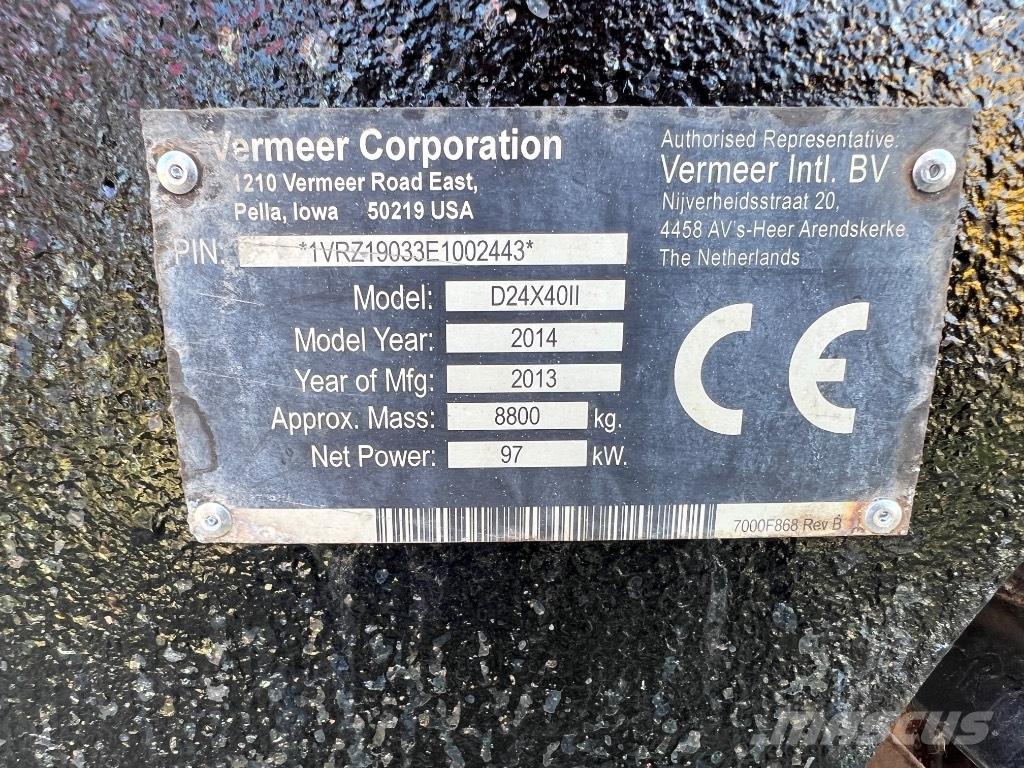 Vermeer D24X40II Yatay sondaj makineleri