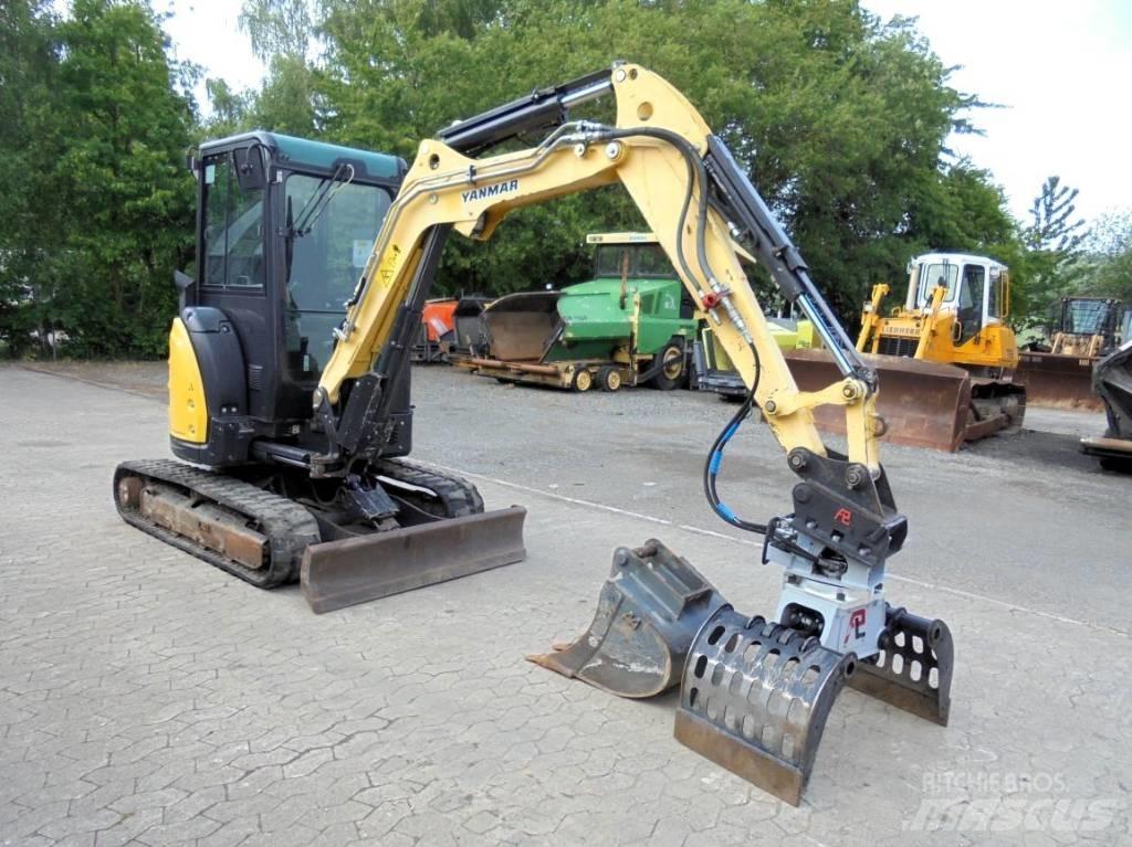 Yanmar Vio 33 U Mini ekskavatörler, 7 tona dek