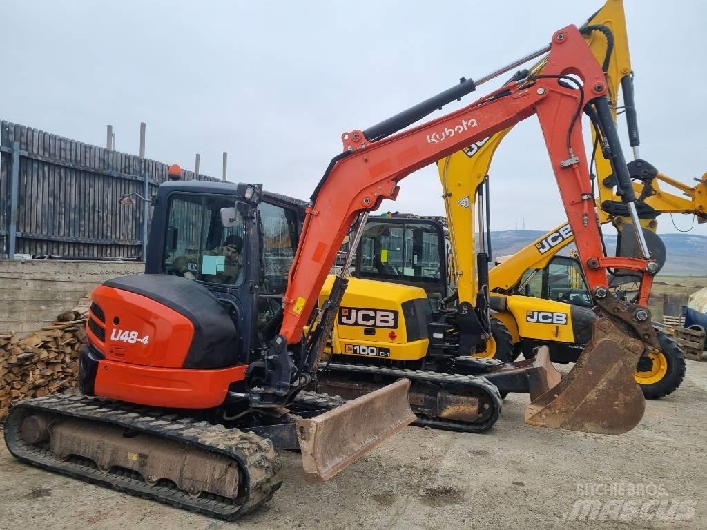 Kubota 48 Mini ekskavatörler, 7 tona dek