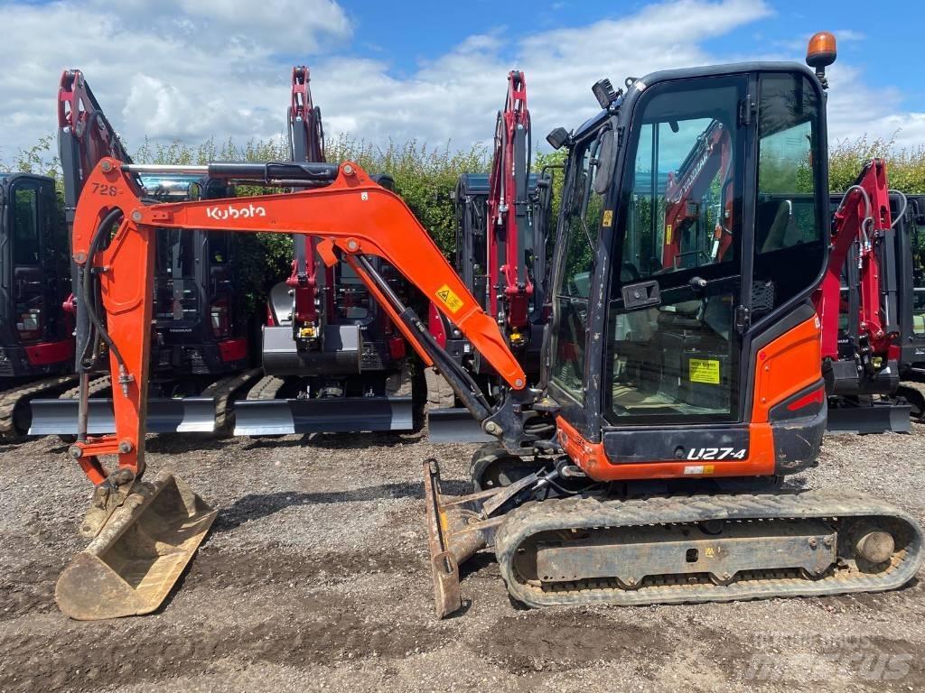 Kubota U 27-4 Mini ekskavatörler, 7 tona dek