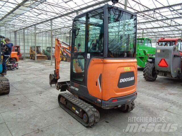 Doosan DX19 Mini ekskavatörler, 7 tona dek
