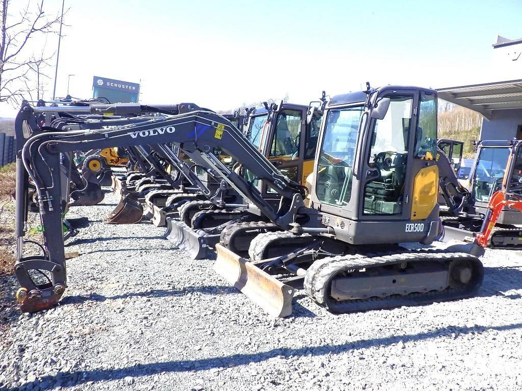 Volvo ECR 50 D Mini ekskavatörler, 7 tona dek