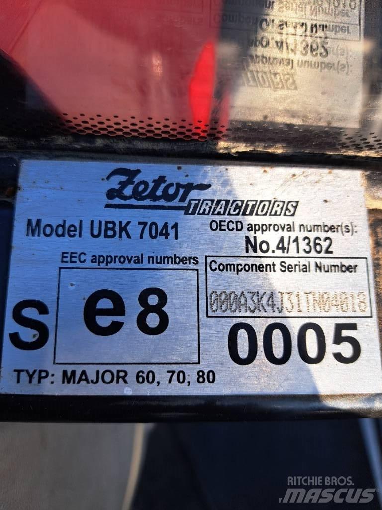 Zetor MAJOR 80 Traktörler