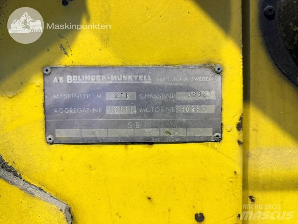 Volvo BM 218 Tekerlekli yükleyiciler