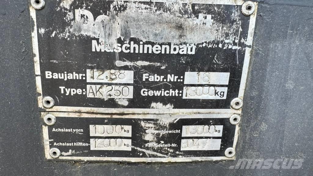 Doppstadt AK 250 Atik ögütücüler