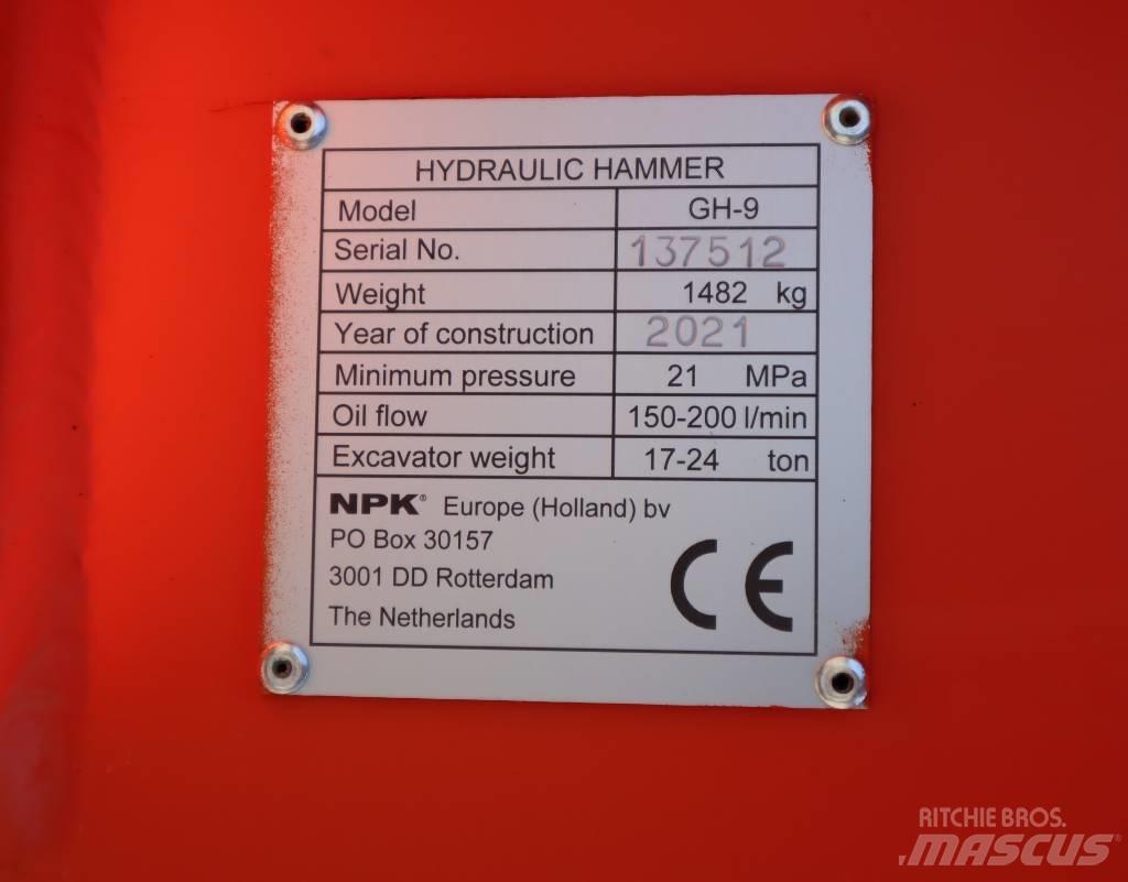 NPK GH-9 E. 17-24 t Hidrolik kırıcılar