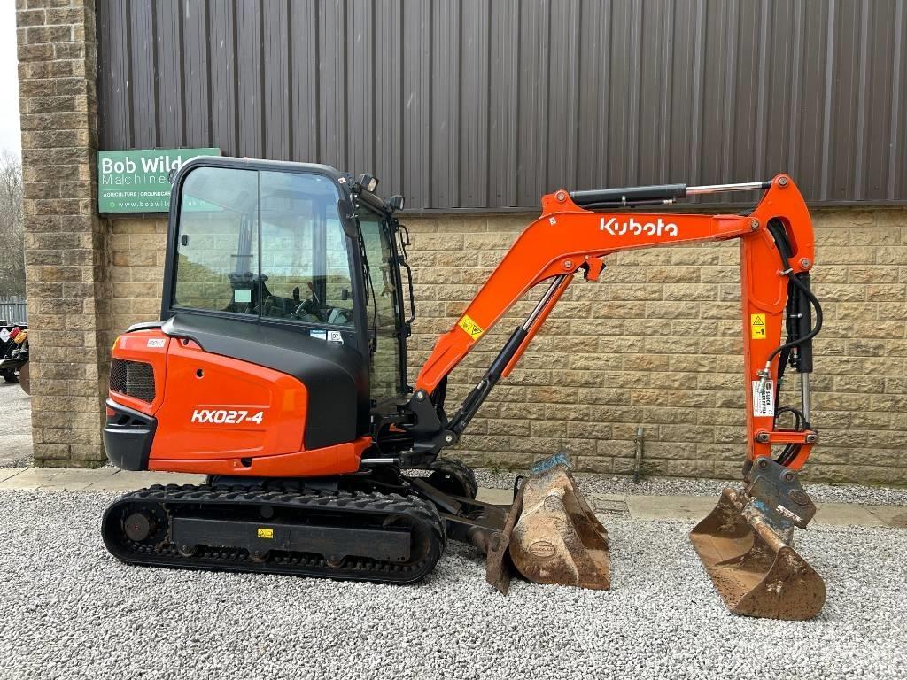 Kubota KX027-4 Mini ekskavatörler, 7 tona dek