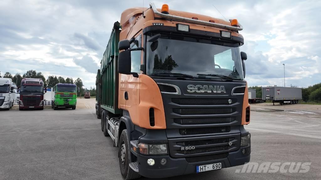 Scania R 500 Araç üzeri vinçler