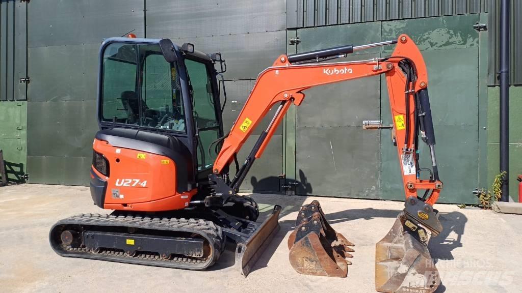 Kubota U 27-4 Mini ekskavatörler, 7 tona dek